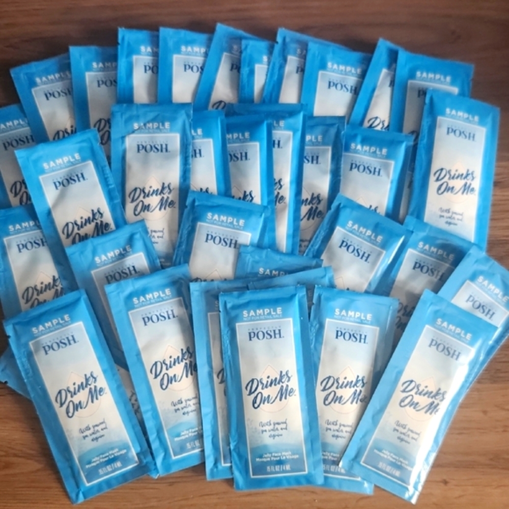 Perfectly Posh (35) DRINKS ON ME jelly face mask samples